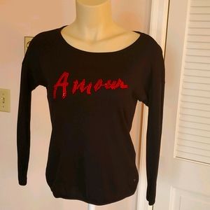 Sonia Rykiel black knit top